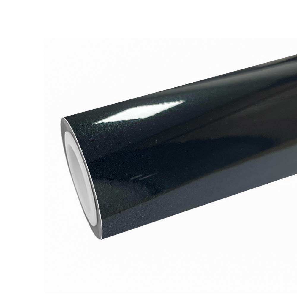 Noir brillant métallisé vert