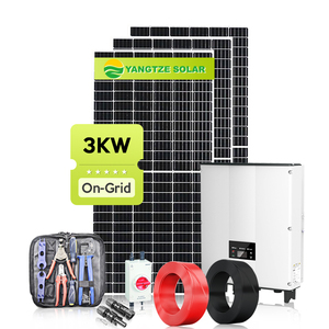 3kw并网太阳能系统太阳能发电机，带面板成套套件 - Product Image 1