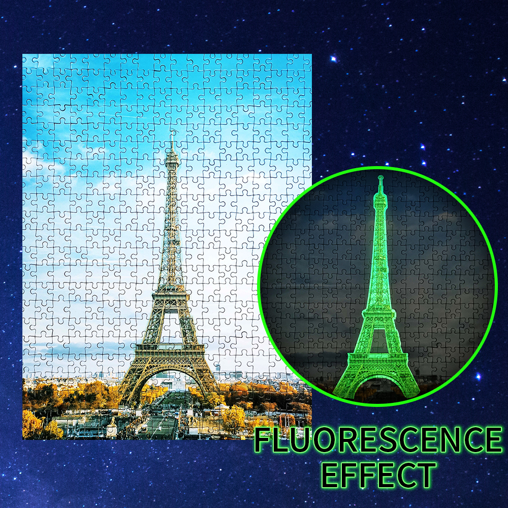 500 pièces Effet Fluorescence