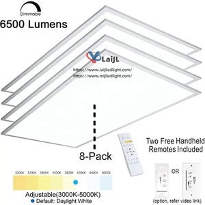 Yüzey montaj 60060040 W kare düz ışık LED temiz ışık ofis okul hastane gömme 2x2 LED gökyüzü Panel AYDINLATMA - Product Image 4