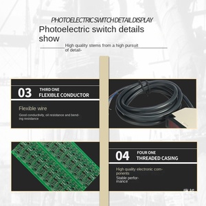 Sensor fotoeléctrico de reflexión difusa DC AC universal, interruptor infrarrojo, sensores ópticos de la E3JK-DS30M1 - Product Image 3