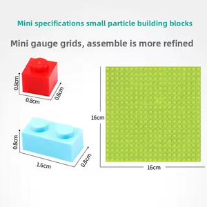 Cổ Điển Lớn Khối Gốc Đồ Chơi Gạch Đặt Nhựa Phễu Trượt Mê Cung Bóng Trẻ Em Xây Dựng Khối Đá Cẩm Thạch Chạy Đua Theo Dõi - Product Image 5