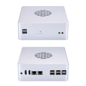 Qotom Computadora de escritorio 8 USB Dual LAN Core I3 i5 i7 CPU H110 Chipset Ventilador Diseño Mini PC Q600S - Product Image 1