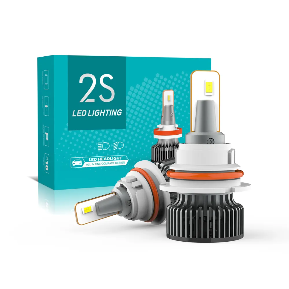 2S ampoule LED antibrouillard H11, feux automobiles, H4, LED 9005 9006, Hb4 Hb5, phare de voiture, 9004 9007, 2S
