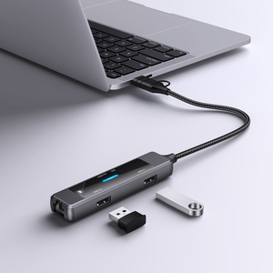 Komplette funktion 5 in 1 erweiterung dock 100 megabits netzwerkinterface usb3.0 usb2.0 100 mbit sd tf für telefon computer