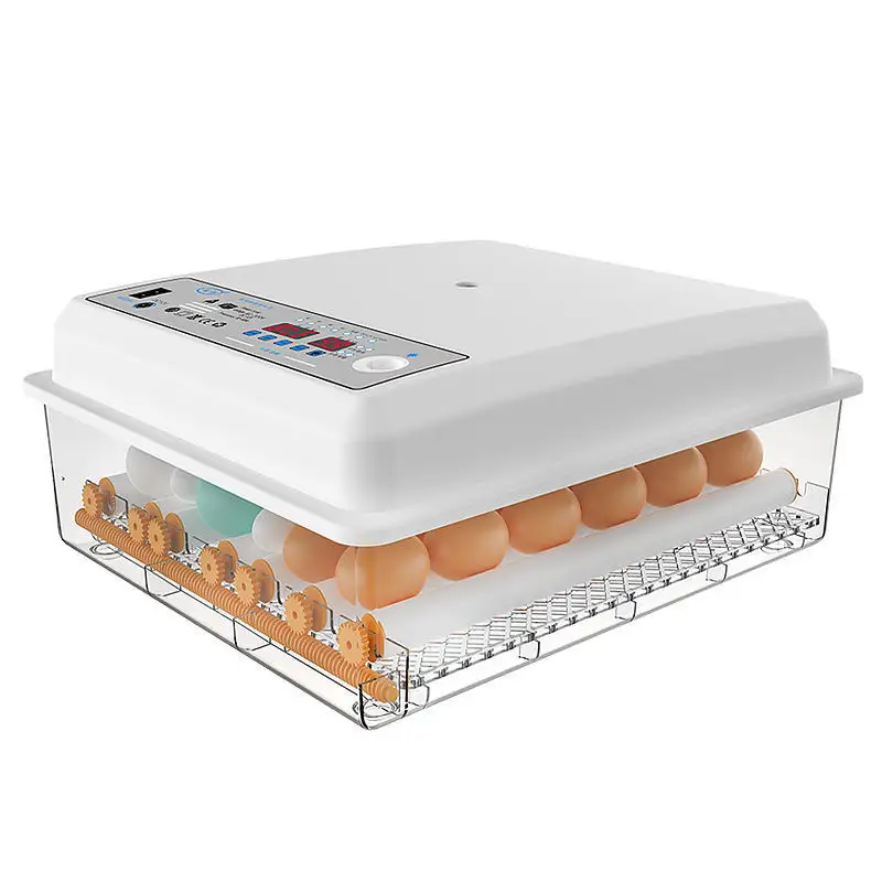 Miniincubadora de huevos de pollo, Control inteligente automático, 6/9/12/16/24/30/36/48/56/96, nuevo diseño
