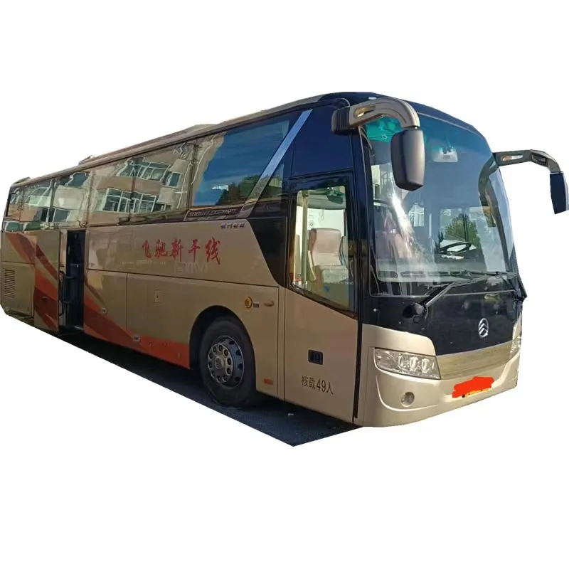Отличное состояние 2012 Golden Dragon Make XML6113, Подержанный автобус LHD с левой ручкой, 49 сидений, тренер