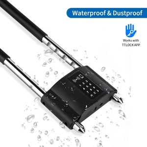 Tediton Candado Con Huella Digital Bike Cycling Mobilephone <strong>Scan</strong> Qr <strong>Code</strong> Smart Lock for Public Bike Bike Combination Lock - Product Image 3