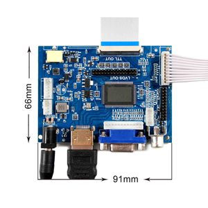 Lcd Multi Media Ad Displayer Módulo Lcd Pantalla de visualización 800X480 At090Tn10 Panel Lcd de 9 pulgadas con placa de controlador Ttl de 50 pines - Product Image 4