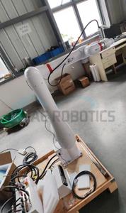 Facile programmazione 6 assi 10kgs 1455mm di saldatura collaborativa Robot con stazione di lavoro Trolley