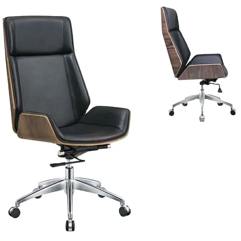 Modern dobrado madeira escritório sala cadeira bentwood volta cadeira executiva para venda MOQ 1 PC
