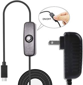 Hot Raspberry Pi4電源5V 3A 3.5A 4A USB Type C電源アダプター (オン/オフスイッチ付き) - Product Image 3