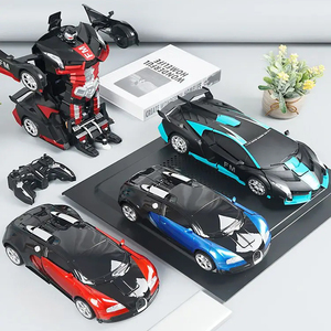 1/12 2.4G 5CH sensore a mano RC Robot auto giocattoli più venduti 2 in1 telecomando elettrico Robot giocattolo per ragazzi - Product Image 5
