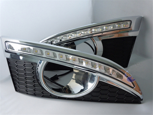 2 adet dönüş sinyali röle araba-styling 12V LED DRL gündüz farları için sis lambası deliği ile chevrolet Captiva 2011 2012 2013 - Product Image 2