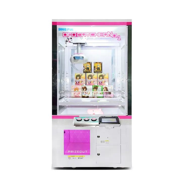 Máquina Expendedora de monedas de Dingpin, juego arcade, grúa Toreba, juguete de garra, gran oferta en Singapur