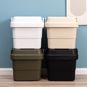 22l/30l/<span class=keywords><strong>50l</strong></span>/65l חיצוני תיבת אחסון חיצונית עם כיסוי פלסטיק מעובה עבור בגדים צעצועים מכונית קמפינג