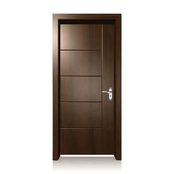 GH ¿Certificación Comercial de nominal de madera de la puerta de entrada de madera de diseño de puerta simple