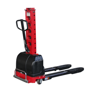1000kg Mini Selbst ladende volle lekt rische automatische Paletten stapler Elektrische Paletten heber Gabelstapler-Stapler maschine - Product Image 1