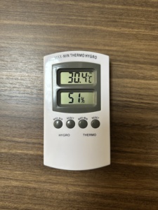 Termómetro de interior con higrómetro, pantalla LCD, medidor digital de temperatura y humedad, 2, 1, 2