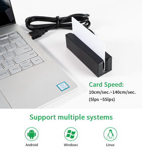 RS232 MSR100 3トラック磁気ストライプカードリーダーGPSスワイピングカードリーダーOEM ODMカスタマイズ - Product Image 4