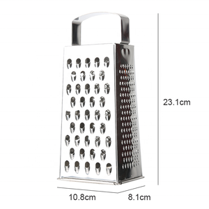Manual Cheese and <strong>Vegetable</strong> Shredder Kitchen Multi-Purpose <strong>4</strong>-<strong>Sided</strong> Stainless Steel <strong>Vegetable</strong> Cheese <strong>Grater</strong> Handheld Box <strong>Grater</strong> - Product Image 2