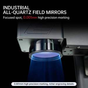 Hızlı kargo S4 20W Lazer oyma makinesi hızlı gravür hız Lazer gravür ve yazıcı için Fiber Lazer oymacı Metal altın