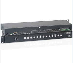 8 Ports HDMI <strong>KVM</strong> Switcher 8 in 2 Out HDMI USB <strong>Switch</strong> Splitter for Sharing Monitor Keyboard Mouse Adaptive EDID/HDCP Decryption