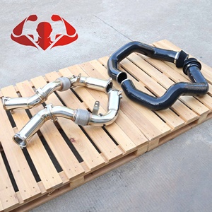 ชุดท่อไอดีด้านหน้าสำหรับ BMW M5สแตนเลสสตีลและซิลิโคน - Product Image 3