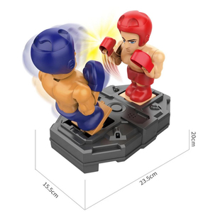 Electronic Punching Boxing Game Toy: <strong>RC</strong> <strong>Fighting</strong> <strong>Robots</strong> With Sounds | Cool Battle Board Game | Hand Operated Sports Play Set - Product Image 3