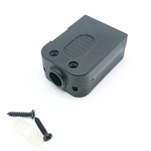 D-SUB DB9 9ขาขั้วต่อ RS232แบบ2แถว DR9แยกบอร์ดไม่มีบัดกรีโมดูลพอร์ตอนุกรมชนิดปกสีดำประเภท PCB - Product Image 2