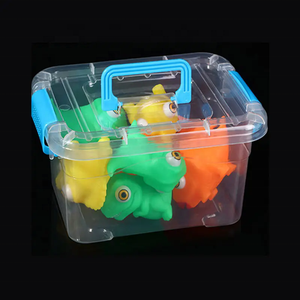 Storage Bin <strong>Box</strong> with Handles Sorting <strong>Box</strong> Building Blocks <strong>Toys</strong> Food Storage <strong>Box</strong> Transparent High Quality Plastic PVC Modern White - Product Image 4