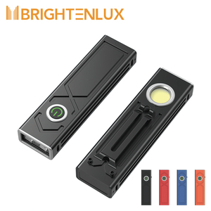 Brightenlux mới 4 trong 1 đa chức năng làm việc ánh sáng có thể sạc lại túi mỏng <span class=keywords><strong>EDC</strong></span> Đèn pin phẳng với clip UV ánh sáng & ánh sáng laser - Product Image 6