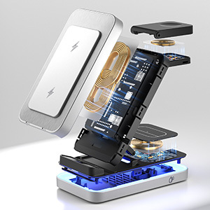 3 in 1 katlanabilir hızlı iPhone şarj cihazı 15 14 13 12 11 Pro Max XR XS 8 artı, birden fazla cihaz için, Apple Watch için, AirPods için - Product Image 3