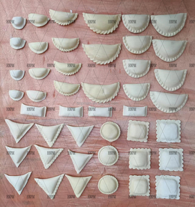 Macchina automatica per la produzione di Samosa, involucro di gnocchi, farcitura manuale, Ravioli italiani, Nepal, rotolo di primavera Halal