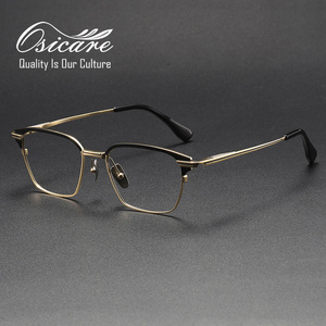 نظارات Osicre مصممة Oem Montura De Gafas Lujo للعين مواصفات نظارات Modo Brillen IP إطارات نظارات من التيتانيوم الخالص للرجال - Product Image 1