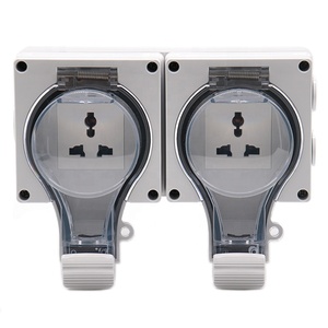 Enchufe e interruptor de pared resistente al agua IP66 tipo multifunción
