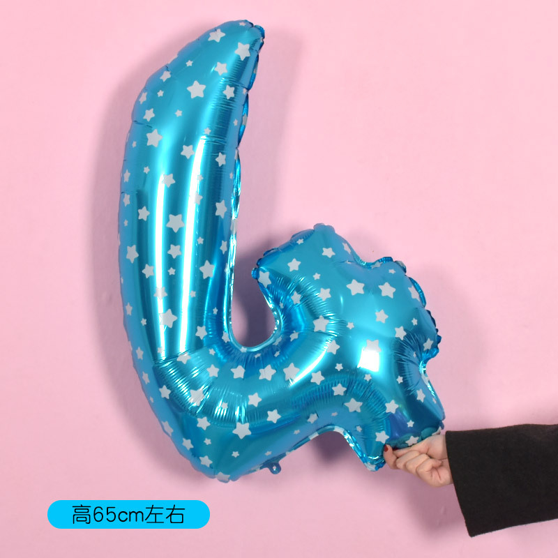 Blue Number 04