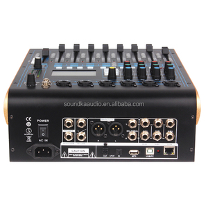 <strong>Pro</strong> Audio Digital <strong>Mixer</strong> 12 Channels Input +48V Phantom Power 3.2\&quot; TFT Touch Screen Windows PC/iPad Wireless Connected PA Sound
