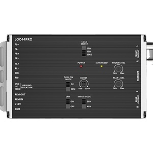 Convertidor de salida de línea Premium Edge LOC44-PRO, cuatro canales de entradas de nivel de altavoz activo (manipulación de entrada de hasta 40V) - Product Image 1