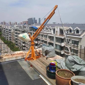 Bền xe tải gắn cẩu ly hợp điện nhỏ nâng cần cẩu mini xách tay cần cẩu điện nâng cánh tay cần cẩu - Product Image 6