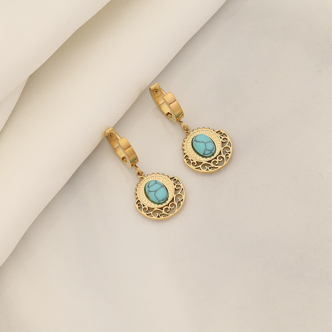 Blue earrings