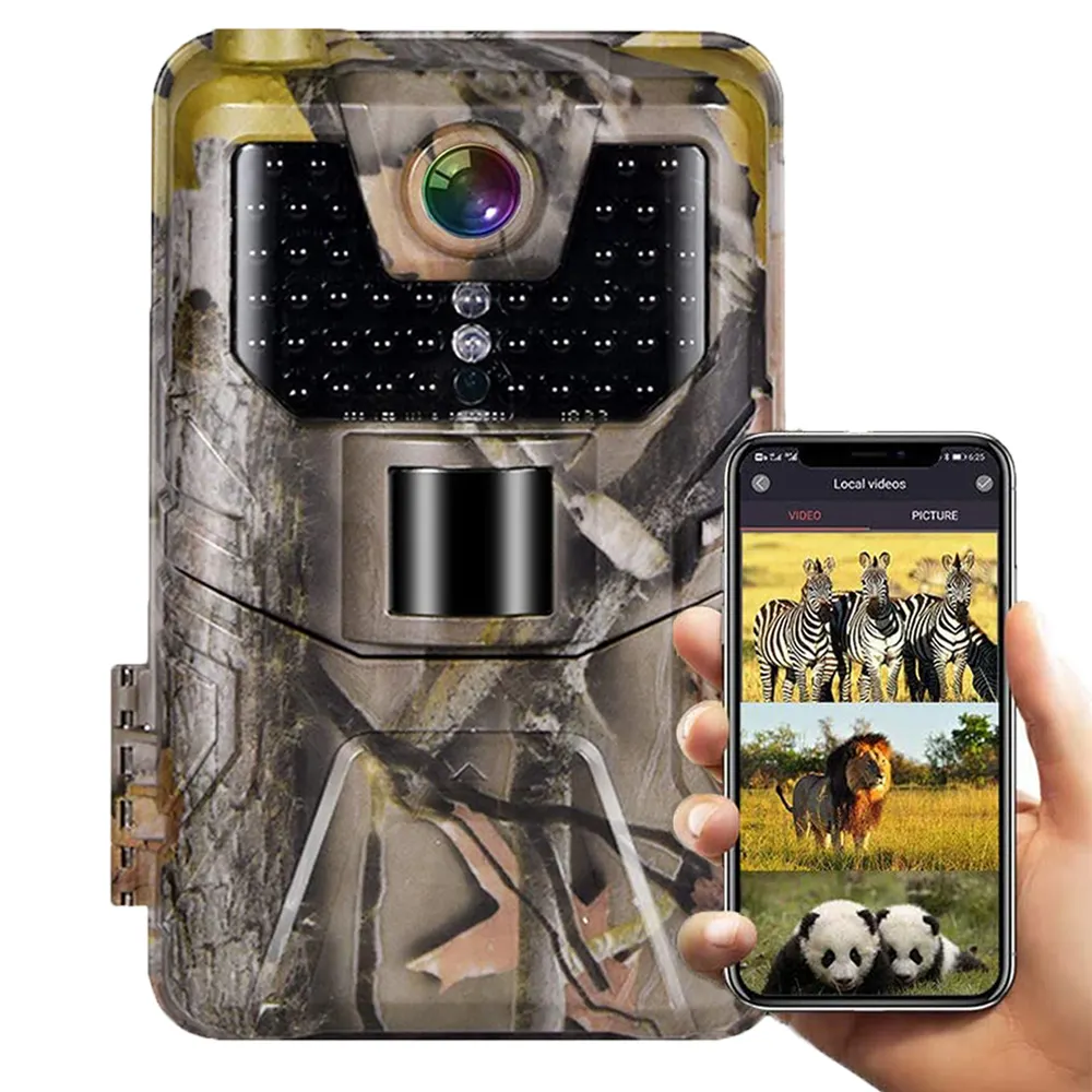 Telecamera da caccia Wifi 30MP 4K Wireless Trail Camera Wildlife Game Camera Home Security