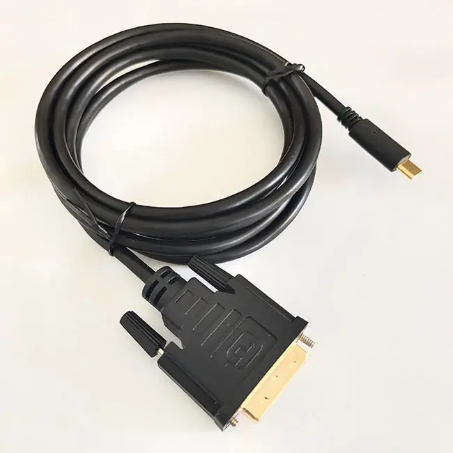 3Ft USB-C 3.1 Type C to DVI M/M Cable 1080p Monitor