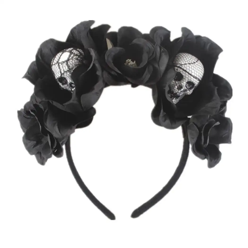 Groothandel Schedel Bruid Halloween Kostuums Feest Hoofdband Accessoires