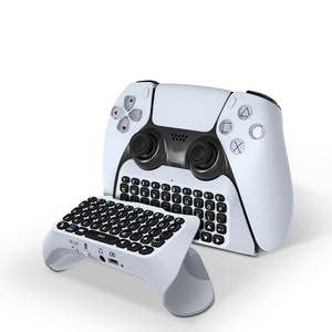 ワイヤレスキーボード外部チャットパッドミニ入力キーパッド3.5mmオーディオ出力ジャック付きPS5ゲームコントローラジョイスティック用 - Product Image 1