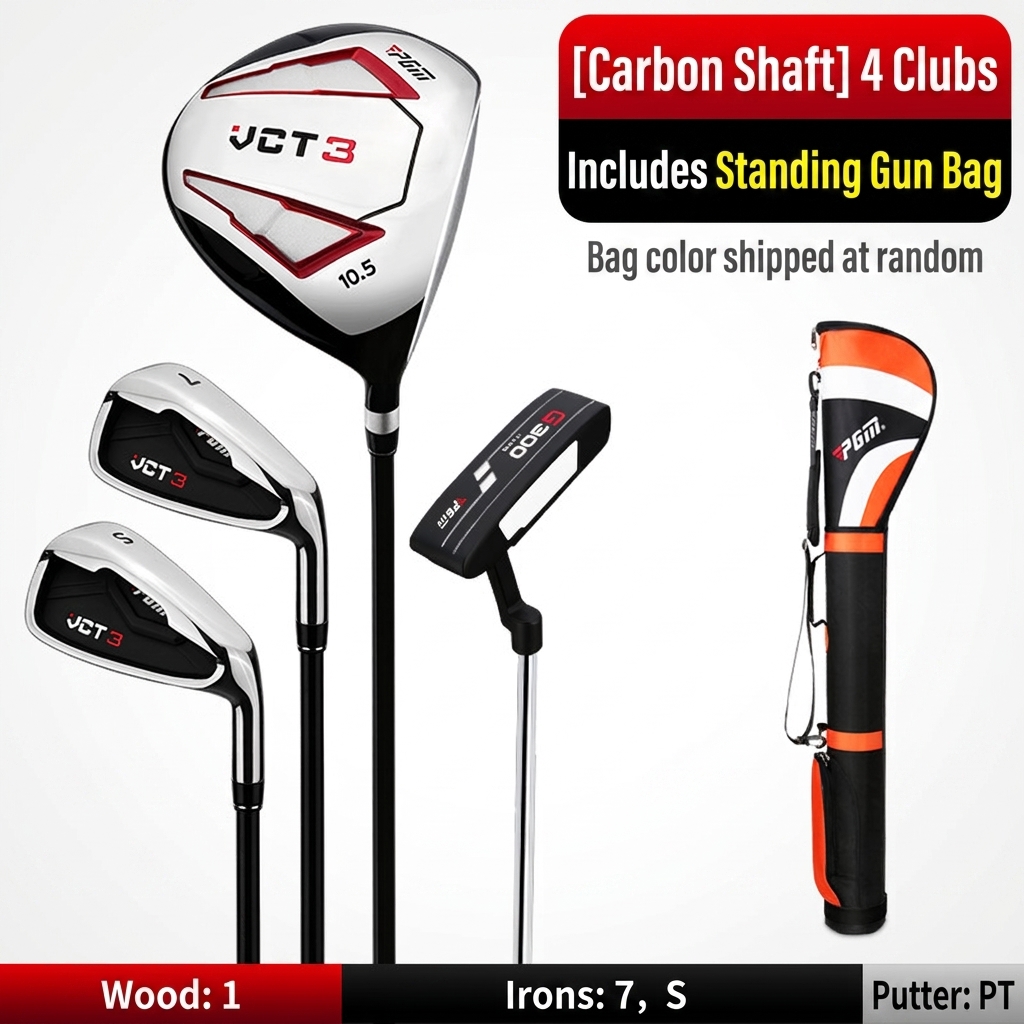 MTG031 men's right-hand carbon rod-4pc stand-up gun bag