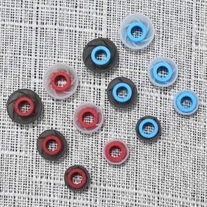 6.0mm〜7.0mmノズルチューブシリコンラバーカバーイヤーチップを備えたインイヤーイヤホン用6mmスパイラルシリコンイヤチップ - Product Image 6