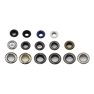 Wholesale 6mm Inner Silver Gunmetal Gloss <strong>Black</strong> <strong>Eyelet</strong> Metal for Garment Jacket Accessories Garment <strong>Eyelets</strong>