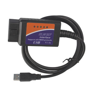 Interfaccia USB ELM327 V1.5 di alta qualità supporta tutti i protocolli OBD 2-strumenti diagnostici per la scansione auto