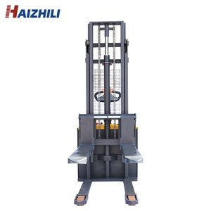 Factory Direct Sale 2ton 1.6m Electric Operated Stand on Type <strong>Loading</strong> Pallet Stacker with CE - Product Image 5